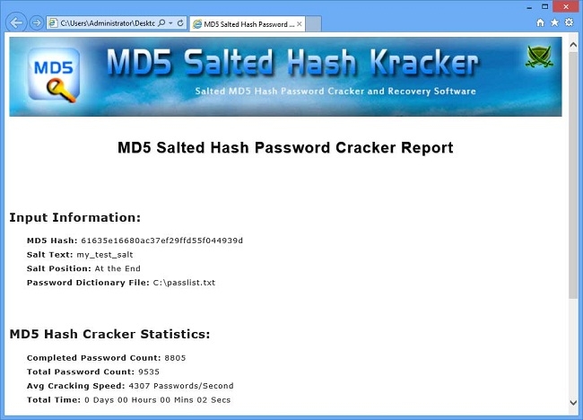 password hash cracker